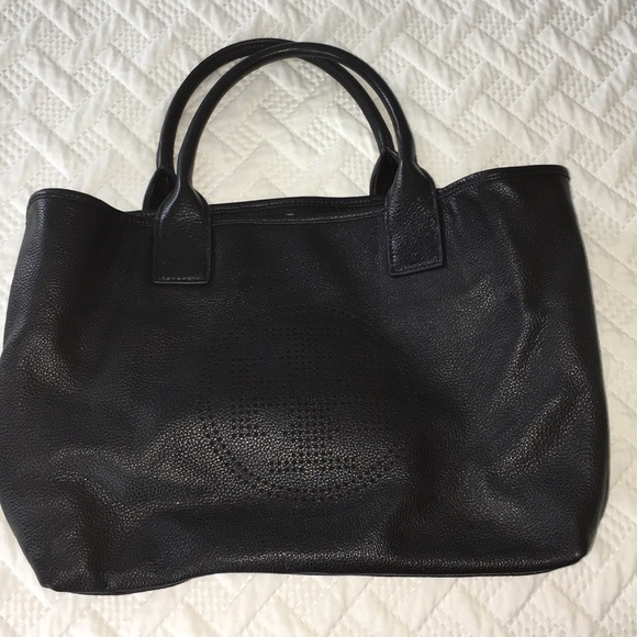 Tory Burch Black perforated handbag - Picture 2 of 8